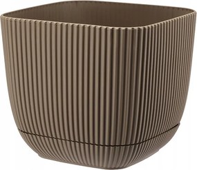 Fedő Négyzet alakú Coral 19cm Barna Verdenia