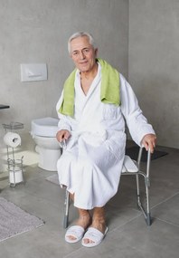 Ridder Ridder, HANDICAP fürdőszobai szék, állítható magasságú, króm/fehér, A172101