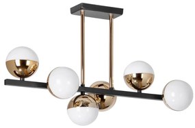 LED csillár rúdon 6xLED/7W/230V arany/fekete