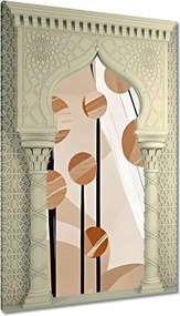 Vászonkép 60x90 Bézs az oszlopokon