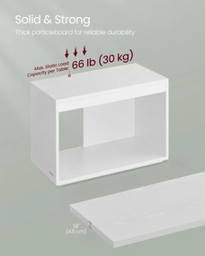 Személyre szabható dohányzóasztalok, 3db-os asztal szett, fehér