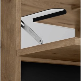 Natúr színű mosdó alatti szekrény tölgyfa dekorral 60x55 cm Wisla – Støraa