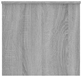 Szürke sonoma színű szerelt fa dohányzóasztal 102x55,5x52,5 cm