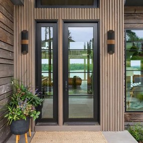 Quoizel QZ-CHASM-L-BKW - LED Kültéri lámpa CHASM 2xLED/9,5W/230V IP44