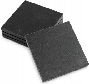 Forróital Alátét Fekete 4DB Márvány