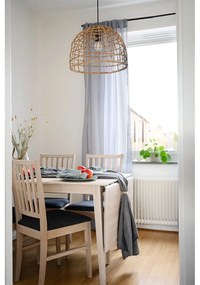 Filippa matt lakkozott tölgyfa étkezőasztal lehajtható asztallappal, 120 x 80 cm - Rowico