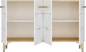 Eliz 120 - Sapphire Oak, White