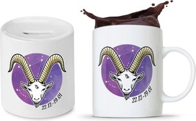 Bögre Persely Szett Csillagjegyek fényképes nyomtatással