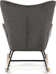 Hintaszék, szürke, szövet, AK-373 GREY2