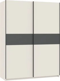 BERNO ruhásszekrény, 150 cm | Szatén