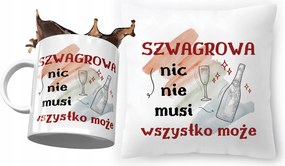 Sógornői párna bögre szett Ajándék fényképes nyomtatással