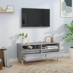 szürke sonoma színű szerelt fa TV-szekrény 100x34,5x44,5 cm