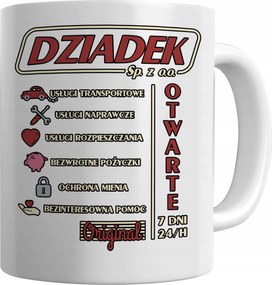 Fehér Bögre Nagypapa Napjára Nagypapa Sp Állatkert Ajándék Nagypapa Ajándék