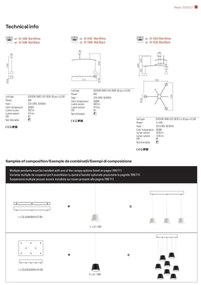 Redo 01-1496 - kábelre függesztett LED csillár LOLLI LED/6W/230V átm. 14 cm fekete