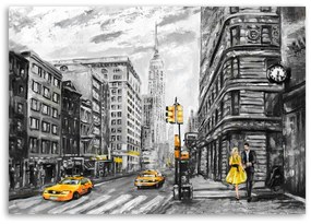 Gario Vászonkép Utca New Yorkban Méret: 100 x 70 cm