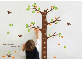 Magasságmérős gyerek matrica ajtóra-falra 60x190 cm Dreaming Tree – Ambiance