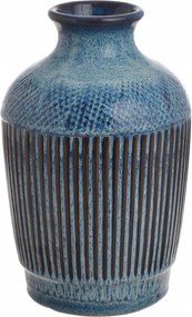 Kerámia váza kék virágokhoz 28,5h