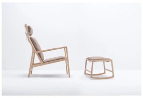 Dedo fotel tömör tölgyfa konstrukcióval, barna bivalybőr ülőpárnával - Gazzda