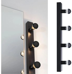 Paulmann 80099 - 4xE14/40W IP44 Fürdőszobai tükörmegvilágító REGULA 230V fekete