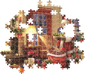 Karácsonyi Santa's Gift 1000 db-os puzzle Clementoni
