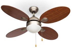 Valderama, cseresznyefa, mennyezeti ventilátor, 42", 60 W, mennyezeti lámpa, 2 x 43 W