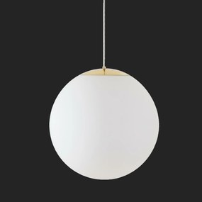 Osmont 70349 Isis S4 Pm-m Hp függesztett műanyag lámpa polírozott sárgaréz fehér