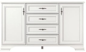 KENTAKT KOM2D4S komód, alpesi fehér