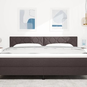 LED Fejtámla Gyémánt Blokkok Mintás Sötétbarna 180 cm Szövet