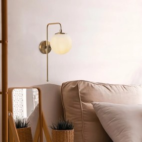 Aranyszínű fali lámpa Viran – Opviq lights