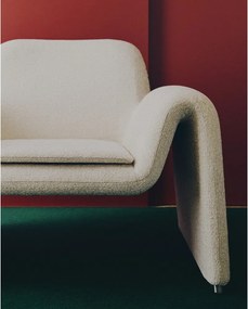 Bézs zsenília fotel Melvia – Kave Home