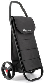 Gurulós bevásárlótáska 53 l Com Tweed Polar Black Tube – Rolser