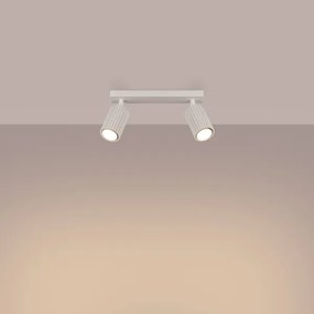 Sollux SL.1599 - Spotlámpa KARBON 2xGU10/10W/230V krémes