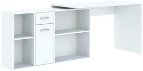 CARROLL Íróasztal Fehér Színben 120 cm 1D1S