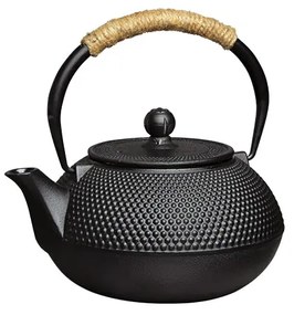 Matt fekete öntöttvas teáskanna szűrővel 1200 ml Berlinger Haus Matte Black