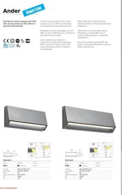 Redo 90679 - Kültéri irányfény ANDER LED/3W/230V 3000K IP65 antracit