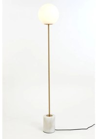 Fehér-aranyszínű állólámpa (magasság 156 cm) Medina – Light &amp; Living