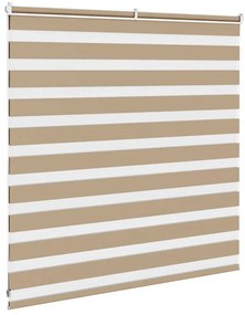 zebrafüggönnyel homokbarna szövetszélesség 140,9 cm poliészter