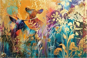 Kép - Absztrakt festmény a természetről (90x60 cm)