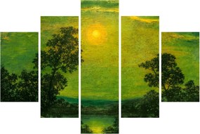 Kép - Imitator of Ralph Albert Blakelock, Moonlight, reprodukciók (150x105 cm)