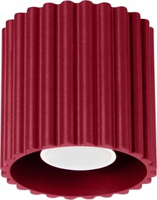 Sollux Lighting Aura mennyezeti spot bordó 10 cm 1xGU10 10W