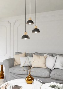 Emibig modern függeszték seco fekete emi1393/3prem