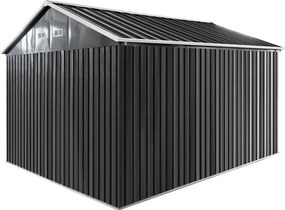 Fém kerti szerszámtároló ház, antracit, 3,6x3,1x2,5 m, GABKO