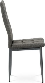 Étkezőszék, szürke, szövet, DCL-397 GREY2