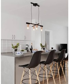 ByRydens 4201030-4002 - Kábelre függesztett csillár ZEONA 4xE27/5W/230V