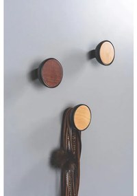 Fogas  Viefe BOL gomb, fém + fa, matt fekete + bükk EI