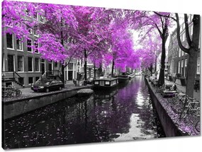 Vászonkép 90x60 Holland tájkép Folyó