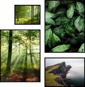 Poszterek 4db-os konyhai kompozíció szett képek