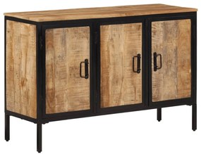 tömör nyers mangófa tálalószekrény 100 x 35 x 70 cm