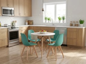 Zöld KITO szék bükkfa lábakkal