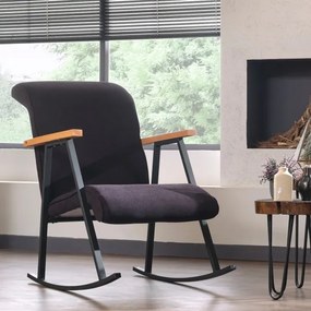 LUNI hintaszék, fekete